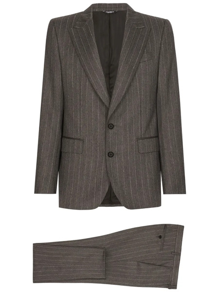  Dolce & Gabbana Completo A Righe - Grigio 