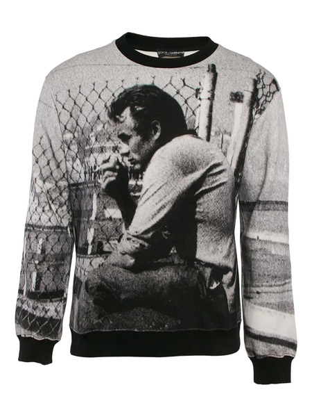  Dolce & Gabbana Pre-owned Felpa James Dean - Grigio 