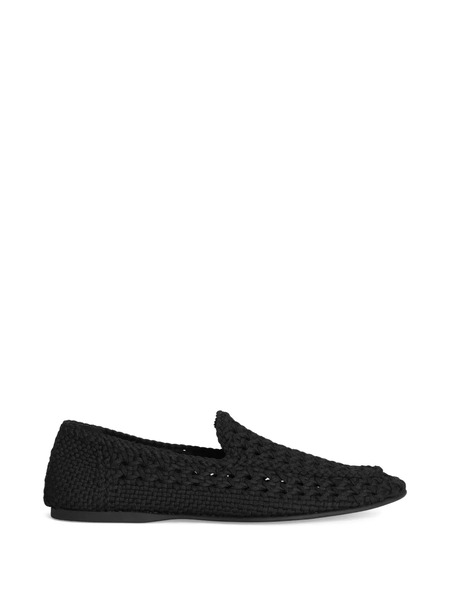  Dolce & Gabbana Slippers In Tessuto Intrecciato - Nero 