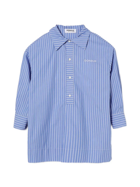 Dondup Kids Abito A Righe - Blu 