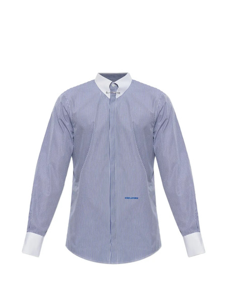  Dsquared2 Camicia A Righe - Blu 