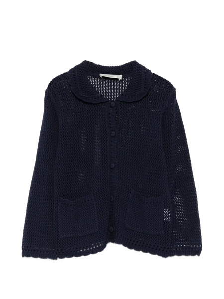  Dunst Cardigan A Maniche Lunghe - Blu 