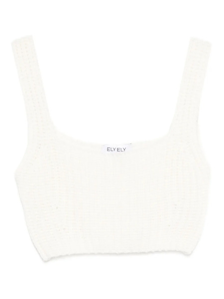  Ely Ely Top A Coste - Bianco 
