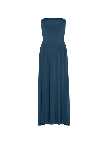  Eres Abito Oda Lungo Senza Spalline - Blu 