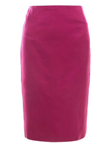  Escada Pre-owned Gonna A Matita In Seta - Rosa 