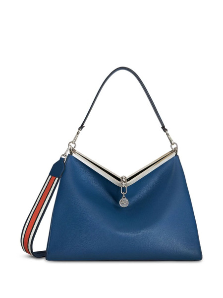  Etro Borsa A Spalla Vela In Pelle - Blu 