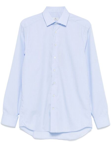  Etro Camicia In Cotone - Blu 