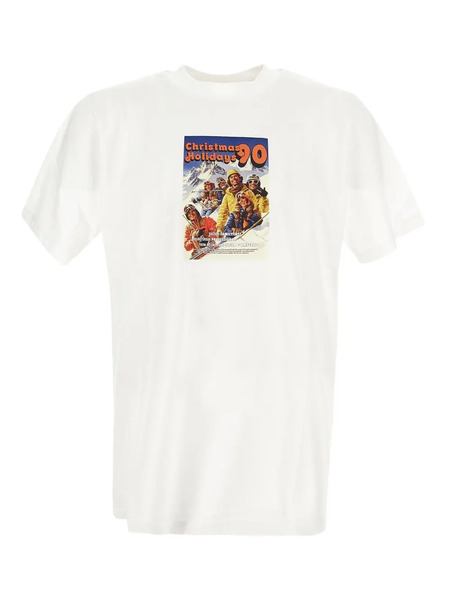  Family First T-shirt Con Stampa - Bianco 