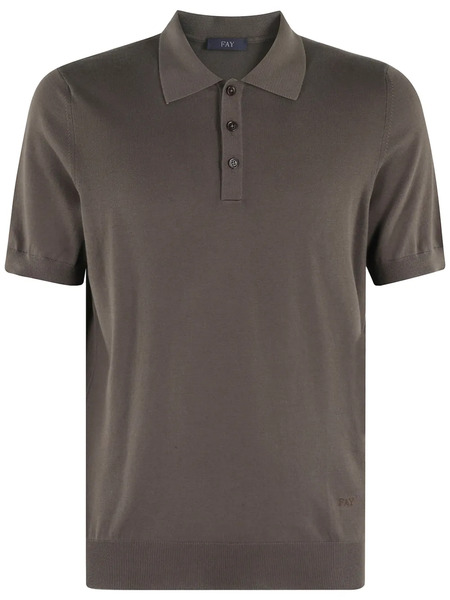  Fay Camicia In Cotone - Marrone 