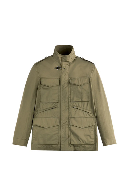  Fay Giacca In Popeline - Verde 