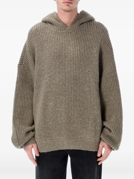  Fear Of God Essentials Felpa A Coste Con Cappuccio - Marrone 
