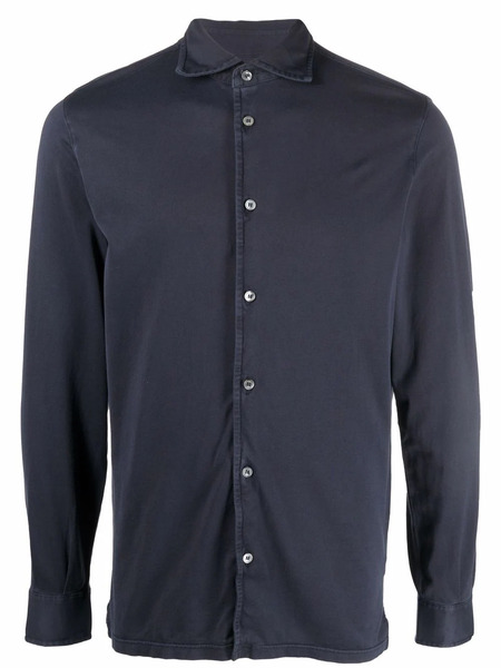  Fedeli Camicia Button-down - Blu 