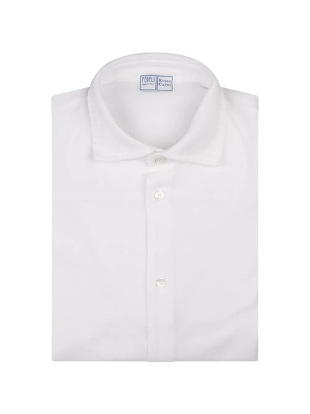  Fedeli Camicia Steve - Bianco 