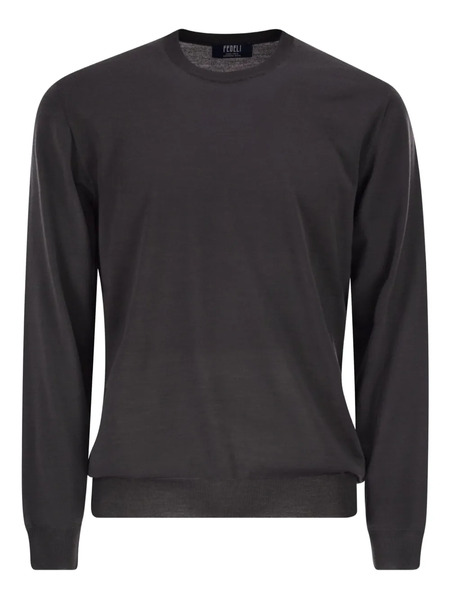  Fedeli Maglione Girocollo - Grigio 