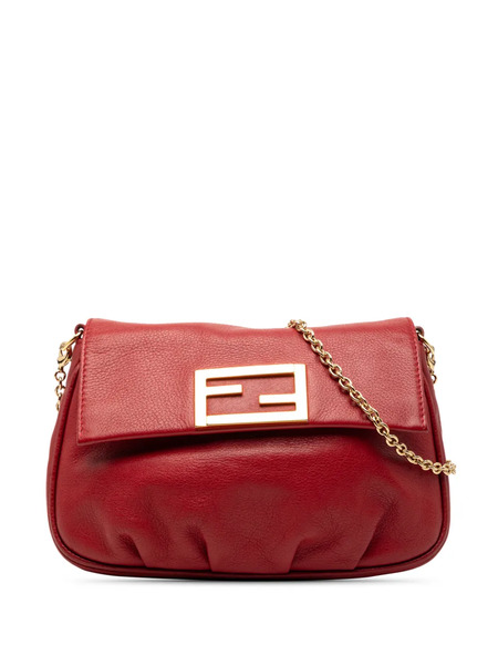 Fendi Pre-owned Pochette Fendista A Tracolla In Pelle 2010-2010 - Rosso 