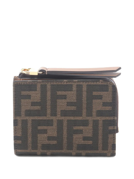  Fendi Pre-owned Portafoglio Bi-fold Zucca Anni 2020 - Marrone 