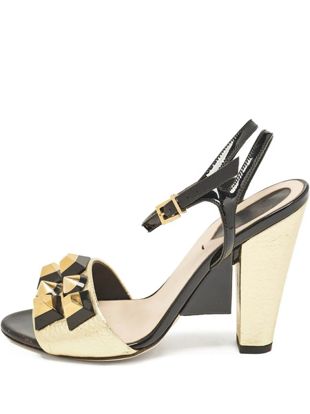  Fendi Pre-owned Sandali Con Decorazione 105mm - Oro 