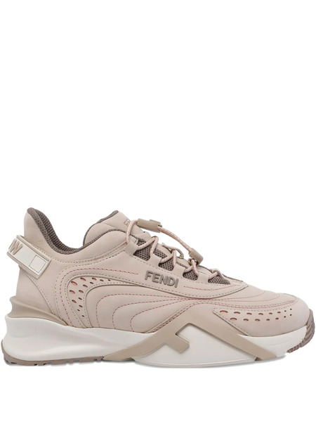  Fendi Sneakers In Pelle Scamosciata - Toni Neutri 