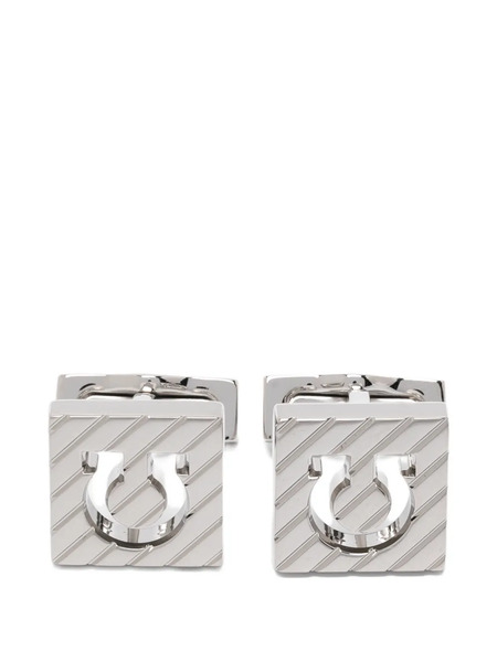  Ferragamo Gemelli Gancini Incisi - Argento 