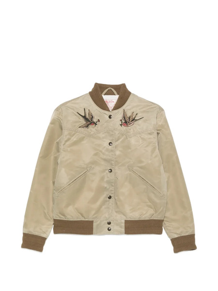  Filson Bomber Con Ricamo - Verde 