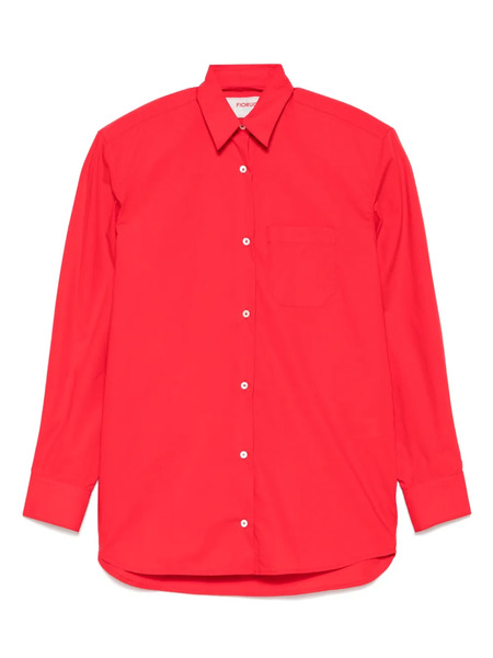  Fiorucci Camicia Con Ricamo - Rosso 