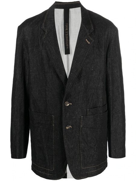  Forme D'expression Blazer Denim - Nero 