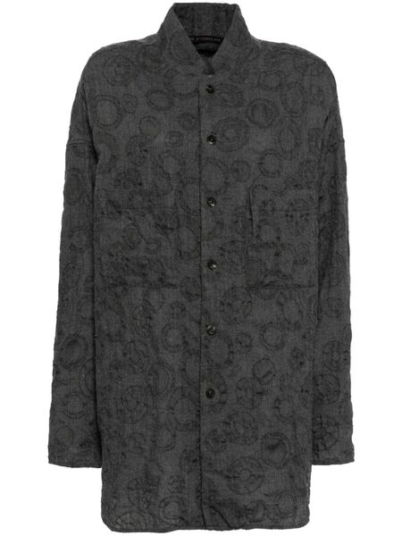  Forme D'expression Camicia A Fiori - Grigio 