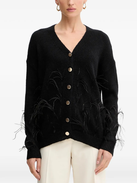  Fracomina Cardigan Con Bottoni - Nero 