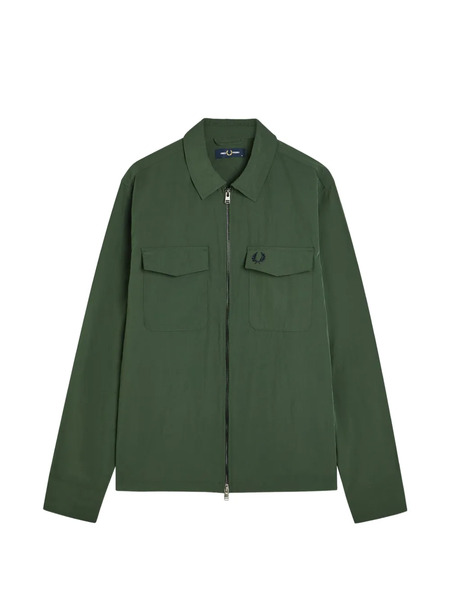  Fred Perry Giacca Con Zip - Verde 
