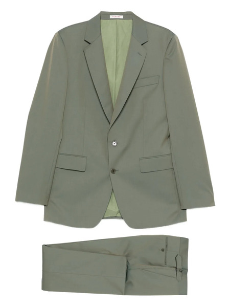  Fursac Completo Monopetto Con Revers Classici - Verde 