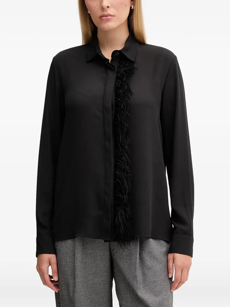  Gaudi Camicia In Georgette - Nero 