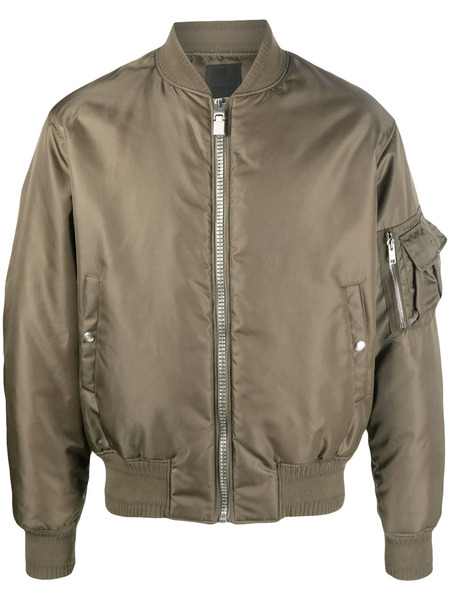  Givenchy Bomber Con Zip - Verde 