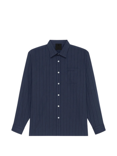  Givenchy Camicia A Righe - Blu 