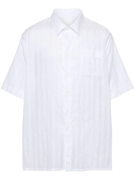  Givenchy Camicia Con Ricamo - Bianco 