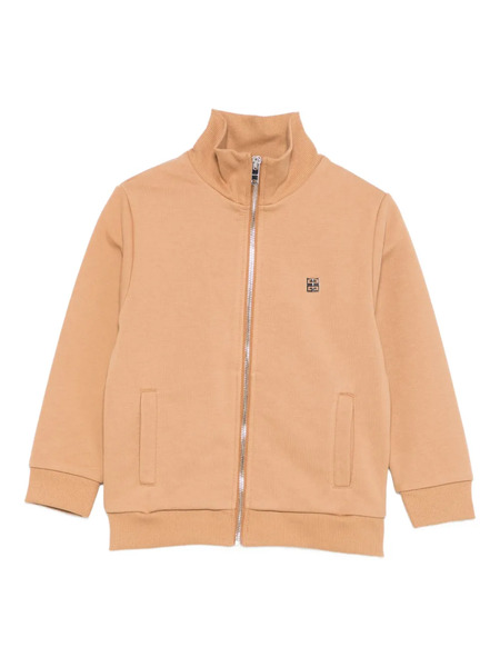 Givenchy Kids Top Con Zip - Marrone 
