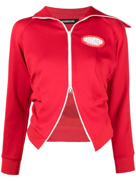  Ground Zero Giacca Con Zip - Rosso 