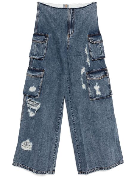  Ground Zero Jeans Cargo - Blu 