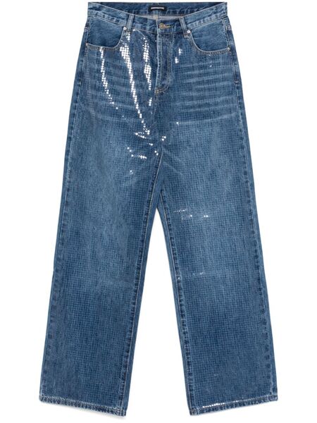  Ground Zero Jeans Con Paillettes - Blu 