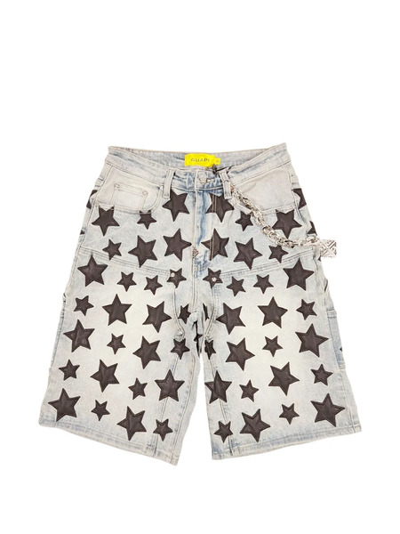  Guapi Shorts Denim Blue Stars V2 