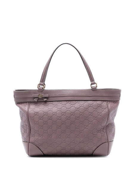  Gucci Pre-owned Borsa A Mano Guccissima Mayfair 2016-2025 - Viola 