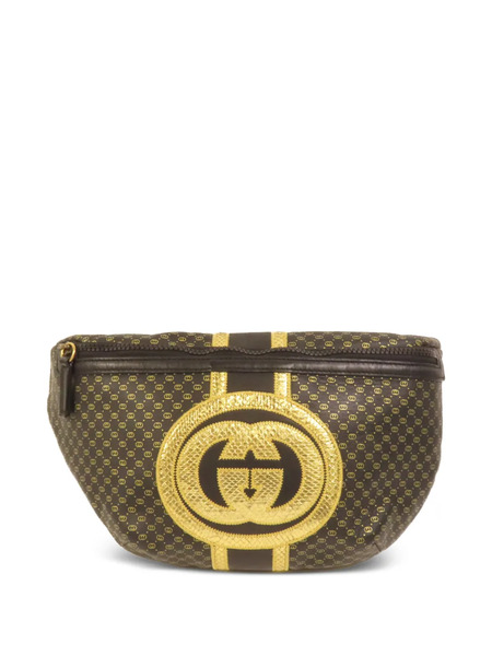  Gucci Pre-owned Marsupio Gg Dapper Dan - Marrone 