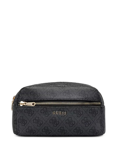  Guess Usa Trousse Make Up Con Stampa - Nero 