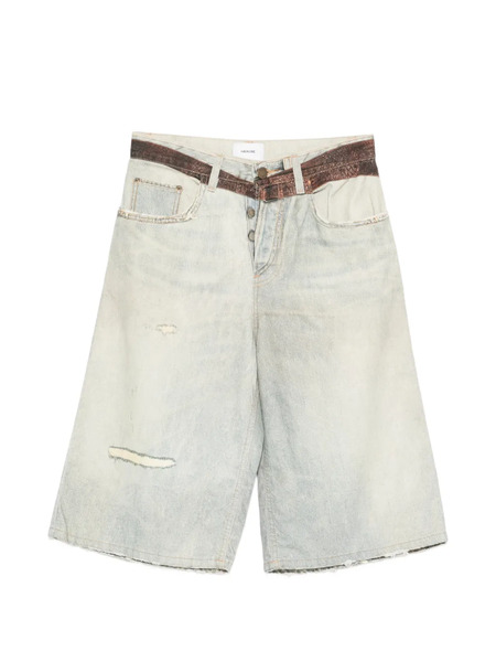  Haikure Shorts Con Stampa - Blu 