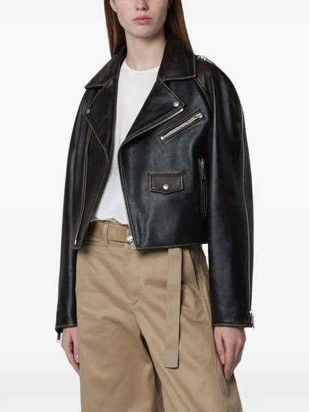  Halfboy Giacca Crop - Marrone 