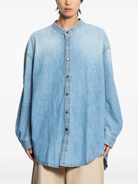  Hed Mayner Camicia Denim Oversize - Blu 