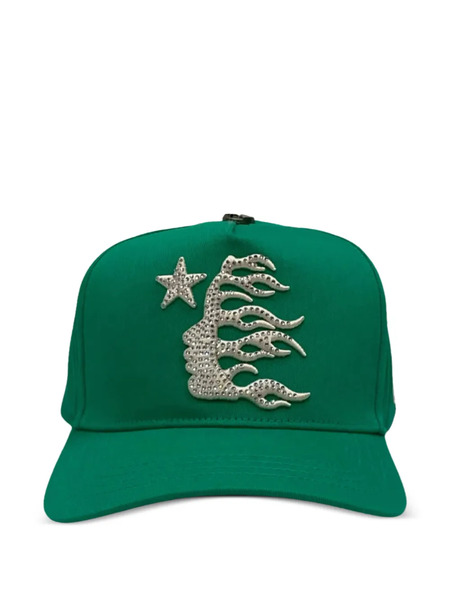  Hellstar Cappello Con Strass - Verde 
