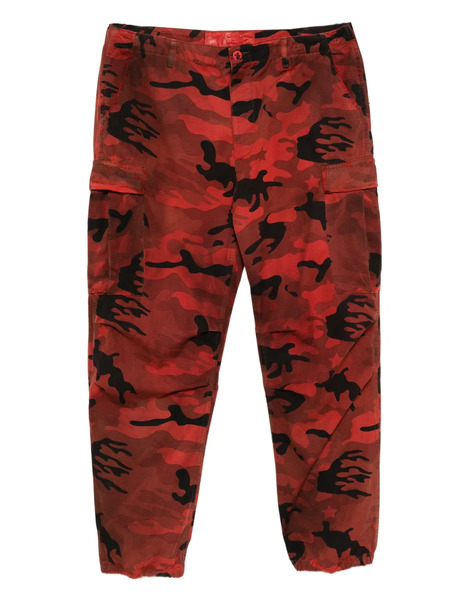  Hellstar Cargo Con Logo Ricamato - Rosso 