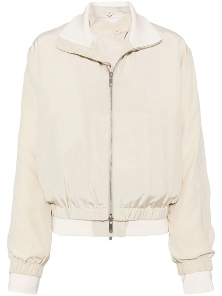  Helmut Lang Bomber Con Inserti - Marrone 
