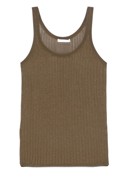  Helmut Lang Canotta A Coste - Verde 