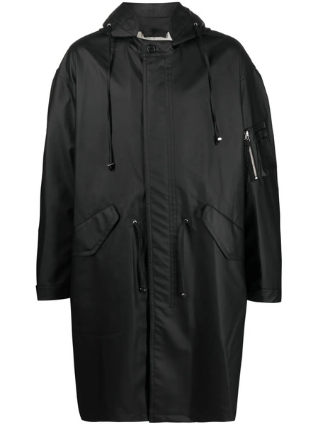  Helmut Lang Parka Con Stampa - Nero 
